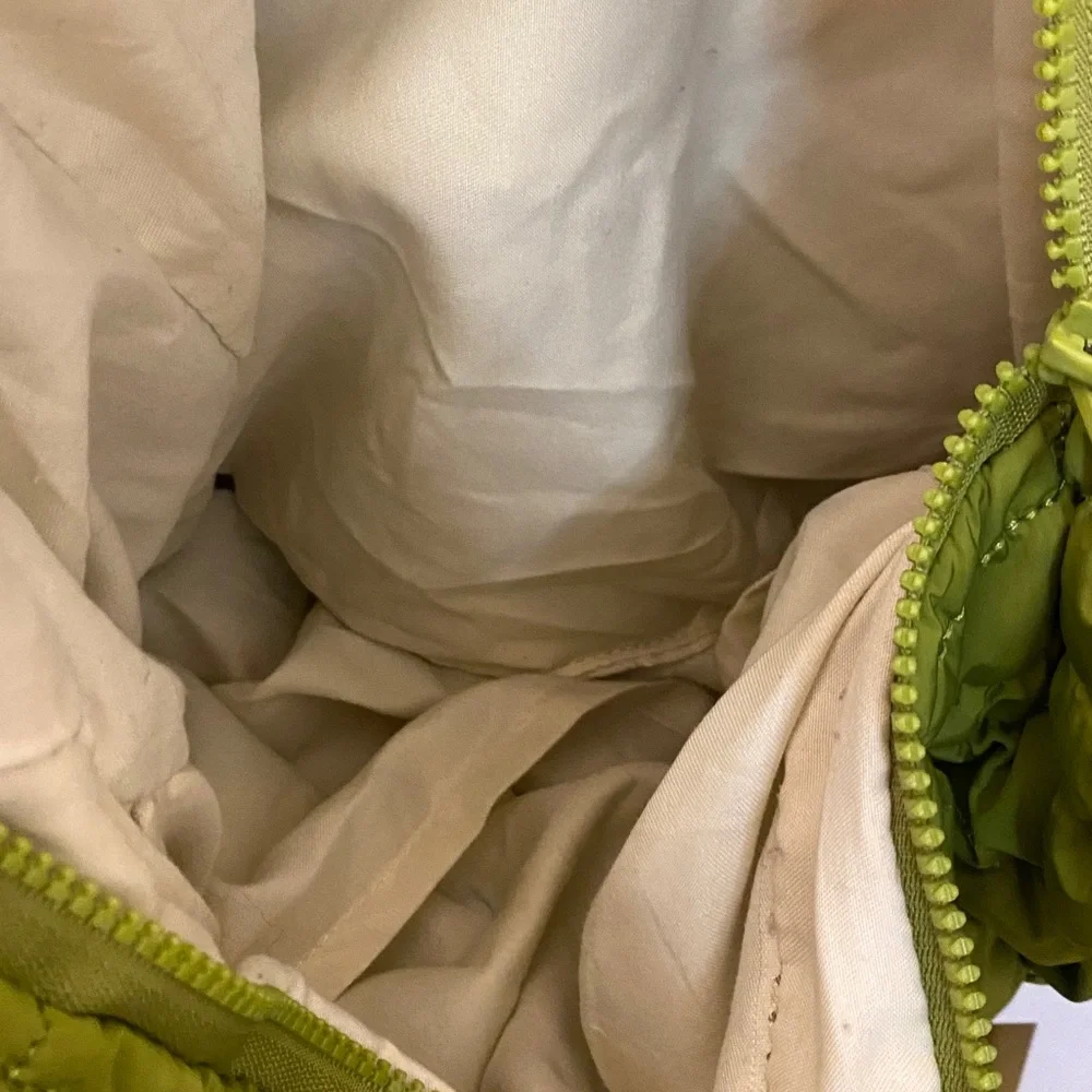 Green Quilted Women's Bag